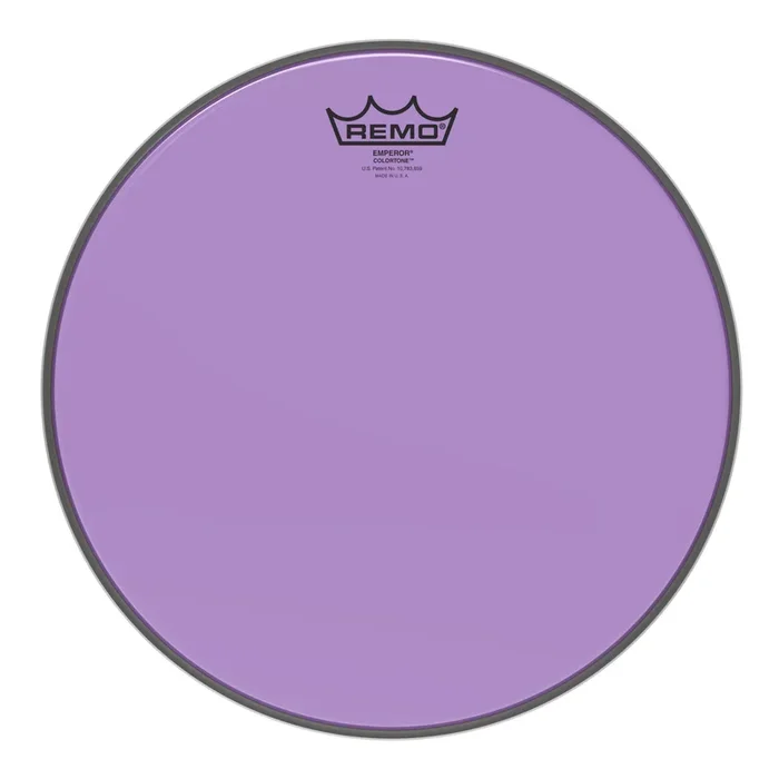 Remo Emperor Colortone Purple Drumhead 13″