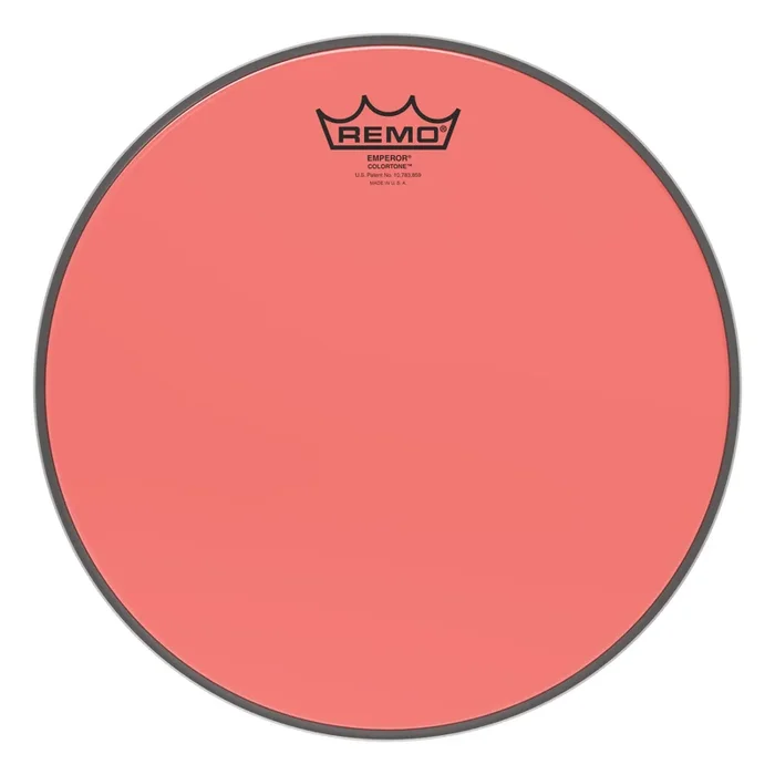 Remo Emperor Colortone Red Drumhead 12″