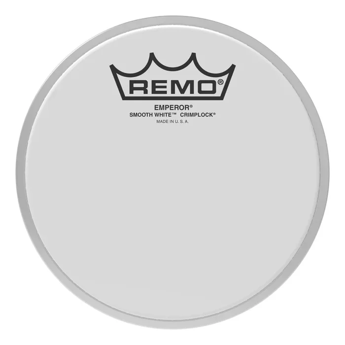 Remo Emperor Smooth White Crimplock Tenor Drumhead 6″