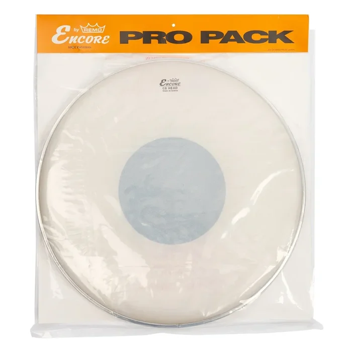REMO ENCORE CONTROLLED SOUND White / Clear Snare Drum Pack.