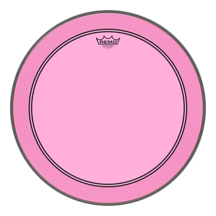 Remo Powerstroke P3 Colortone Pink Bass Drum Head 22″