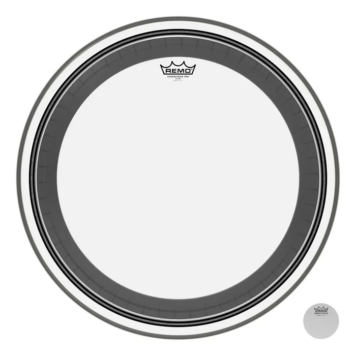 Remo Powerstroke Pro Clear Drumhead 24″