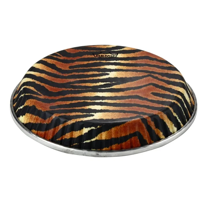 Remo Symmetry Skyndeep Conga Drumhead – Tiger Stripe Graphic 12.50″