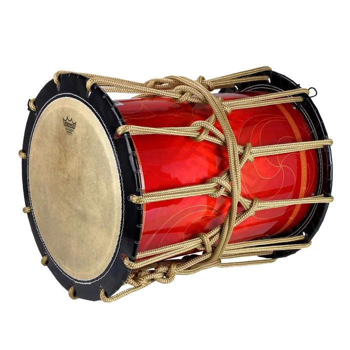 Remo Taiko Katsugi Okedaiko Drum – Red Dragon 13.50″