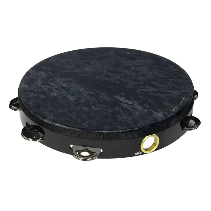 Remo Wild Tambourine – Skyndeep Black 10″