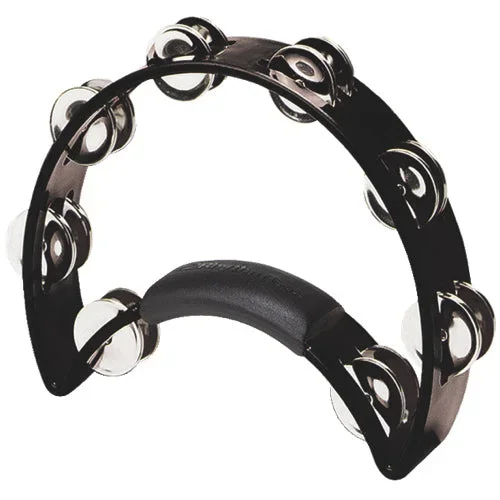 Rhythm Tech Tambourine Heavy Duty ABS Plastic Black – RT1010