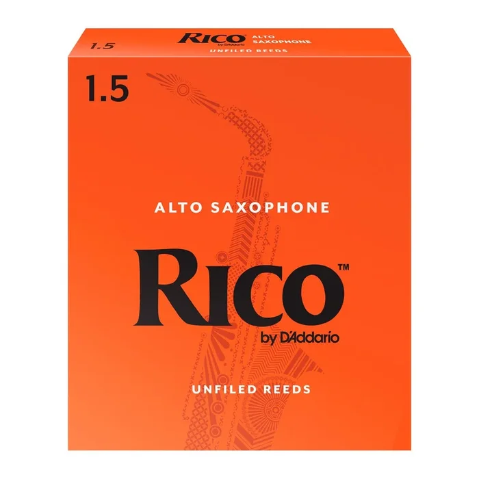 Rico box of 250 Eb alto saxophone reeds