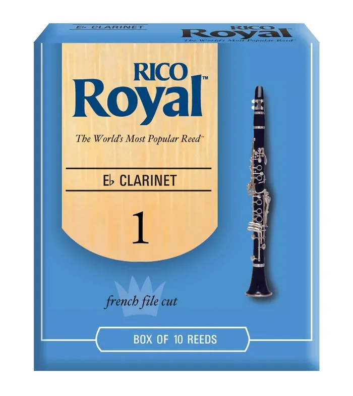 Rico Royal Eb Clarinet Reeds, Strength 1.0, 10-pack
