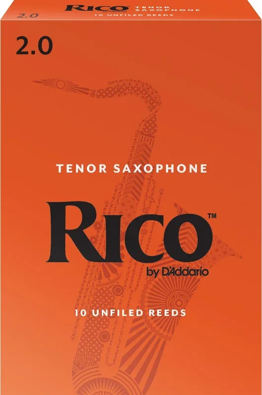 Rico Tenor Sax Reeds, Strength 2.0, 10-pack
