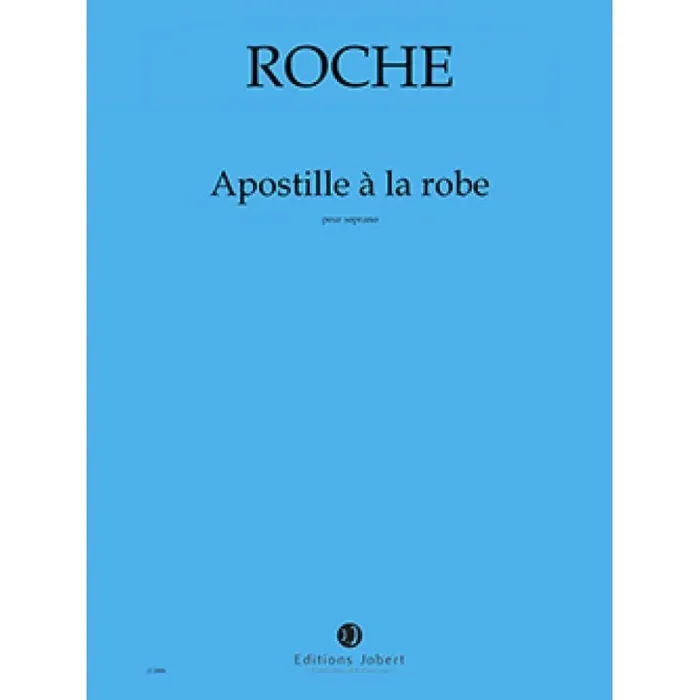 Roche, Colin – Apostille à la robe