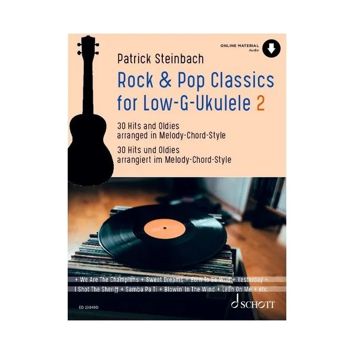 Rock & Pop Classics for “Low G”-Ukulele Vol. 2