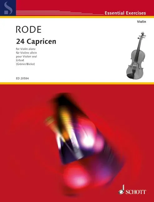 Rode, Jacques Pierre Joseph : Rode, Jacques Pierre Joseph : 24 Caprices, in forme of Etudes, in all 24 keys – violin – Schott Digi