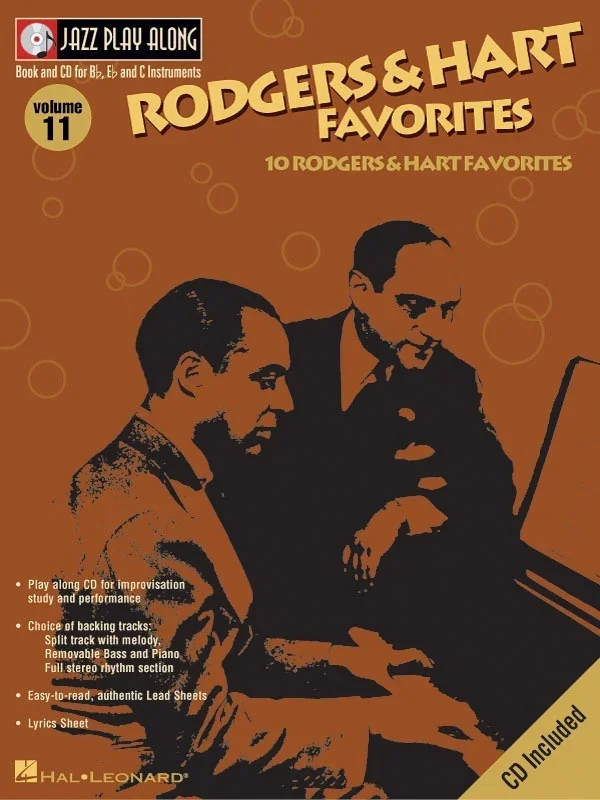 Rodgers And Hart Fav Jazz Play Along Book/CD V11 (Softcover Book/CD)