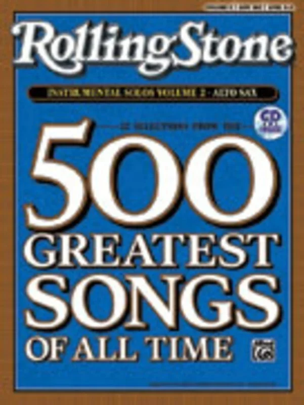 Rolling Stone Selections Inst Solos 2 Book/CD Alto