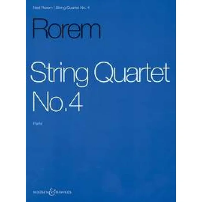 Rorem, Ned – String Quartet 4