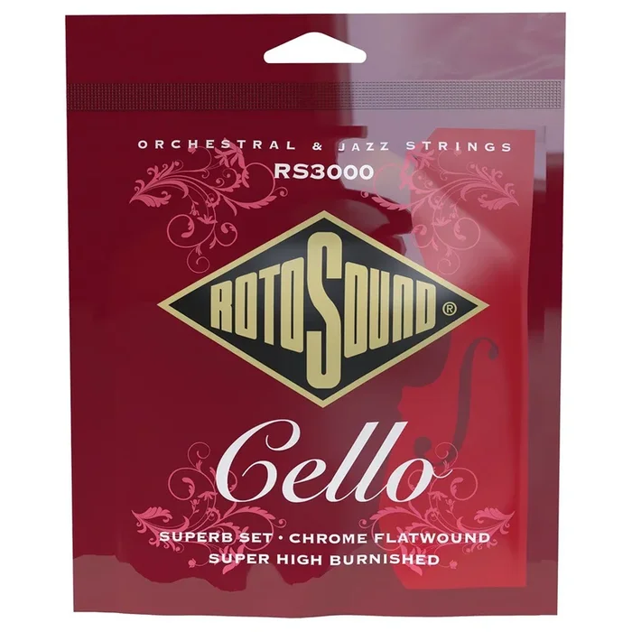 Rotosound RS3000 Superb Flatwound Cello String Set of Four