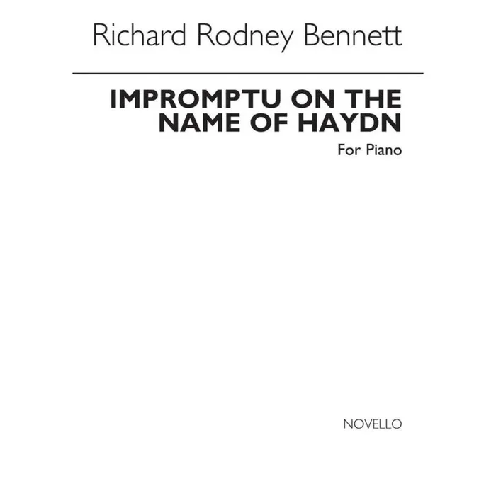 Rr Impromptu On The Name Of Haydn Piano