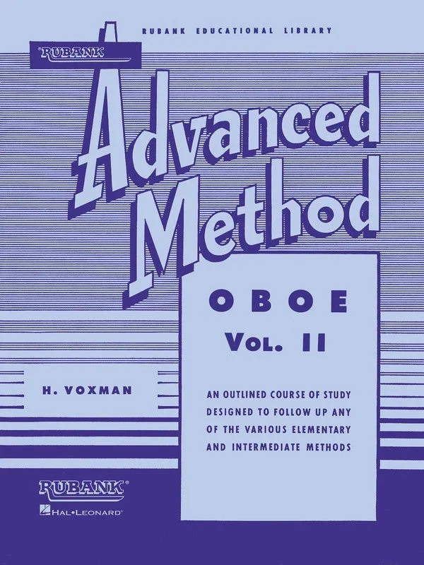 Rubank Advanced Method – Oboe, Vol. 2
