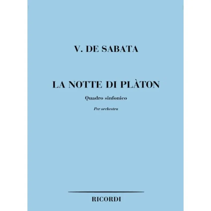 Sabata, Victor – La Notte Di Platon