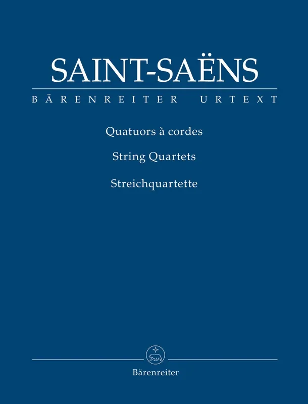 Saint-Saens : Saint-Saens String Quartets – Study Score