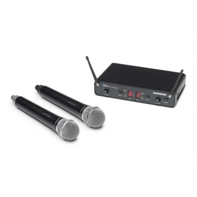 Samson Wireless Concert 88 Handheld Dual Microphones UHF Wireless Mic System