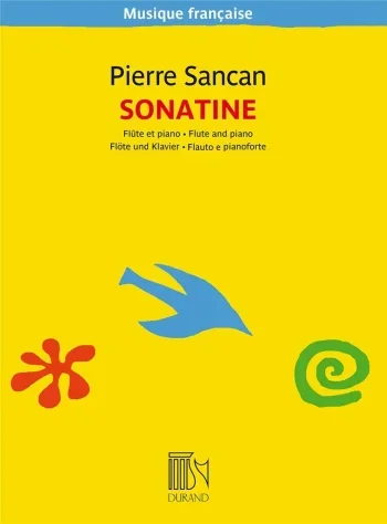 Sancan : Sonatine Flute And Piano (Durand)