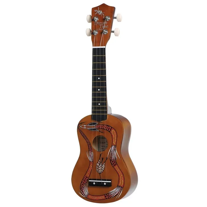 Sanchez ‘Dreamtime’ Aboriginal Soprano Ukulele (Snake)