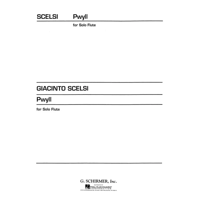 Scelsi, Giacinto – Pwyll