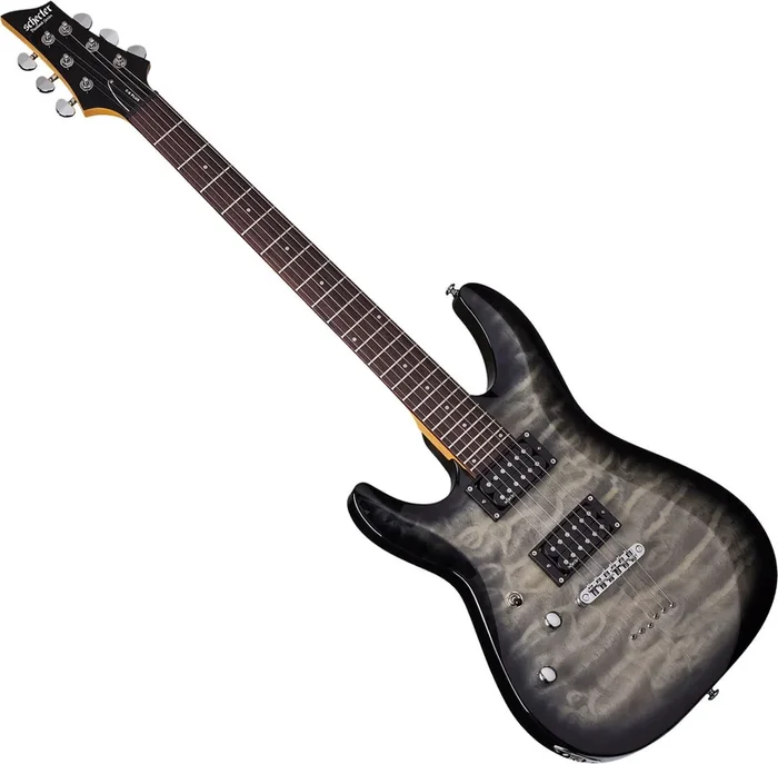 Schecter C 6 Electric Guitar Plus Left Handed Charcoal Burst – 448SHC