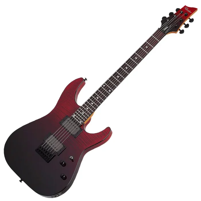 Schecter C1 Standard Electric Guitar Hardtail HH in Blood Burst – 3949SHC