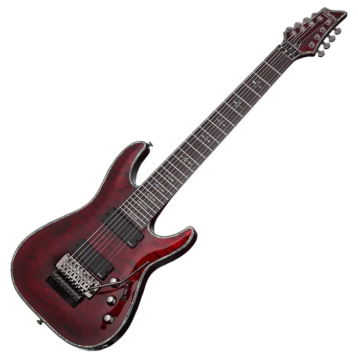 Schecter HELLRAISER C8 8 String Electric Guitar Floyd in Black Cherry – 1824SHC