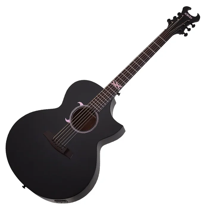 Schecter Machine Gun Kelly Acoustic Electric in Satin Black – 3739SHC