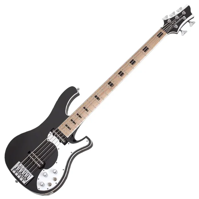 Schecter Stargazer 5 String Electric Bass in Gloss Black – 682SHC