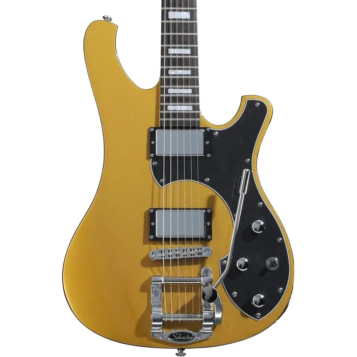 Schecter Stargazer 6 Vibrato Electric Guitar – Metallic Gold