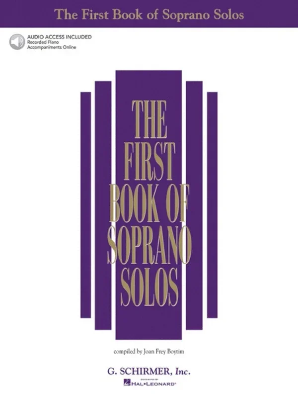 Schirmer – First Book Of Soprano Solos Book/Online Audio