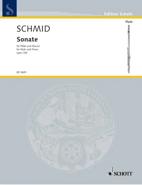 Schmid, Heinrich Kaspar : Schmid, Heinrich Kaspar : Sonata, – flute and piano – Schott Digital