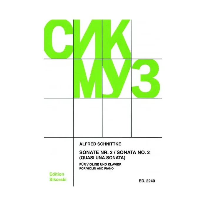 Schnittke, Alfred – Sonate Nr. 2