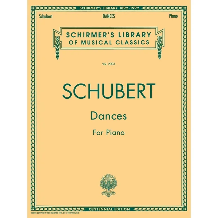 Schubert, Franz – Dances For Piano