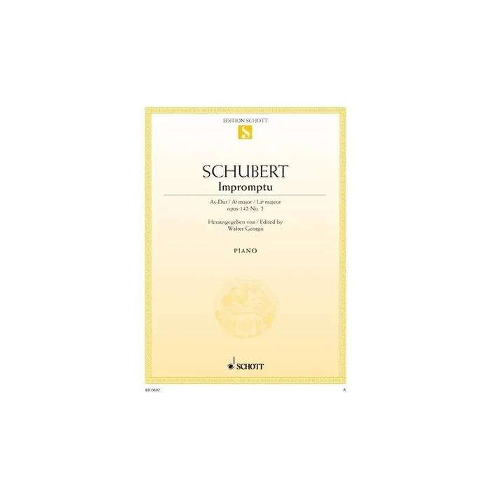 Schubert, Franz – Impromptu op. posth. 142 D 935/2