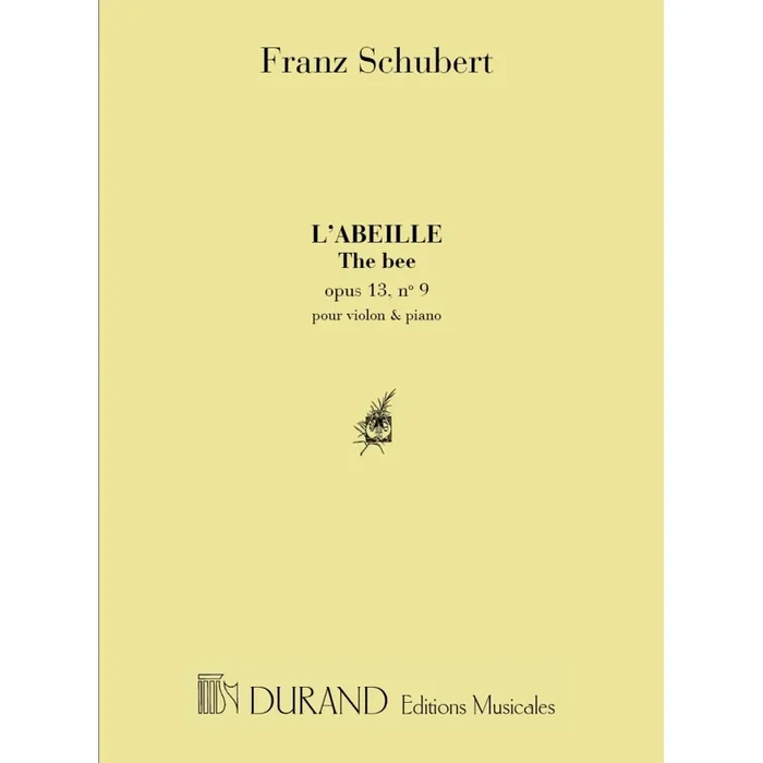 Schubert, Franz – L’Abeille – The Bee op. 13 no. 9