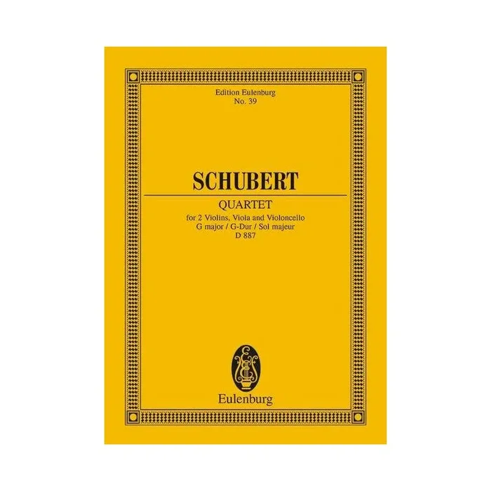 Schubert, Franz – String Quartet G major op. 161 D 887