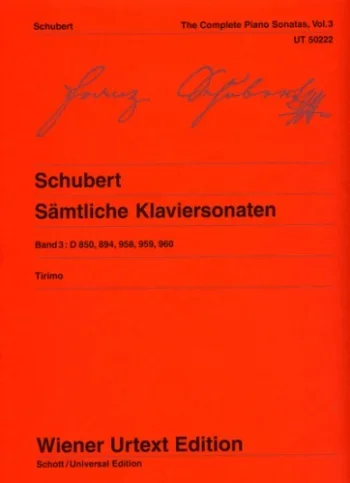 Schubert : Piano Sonatas Vol.3 (Wiener Urtext)