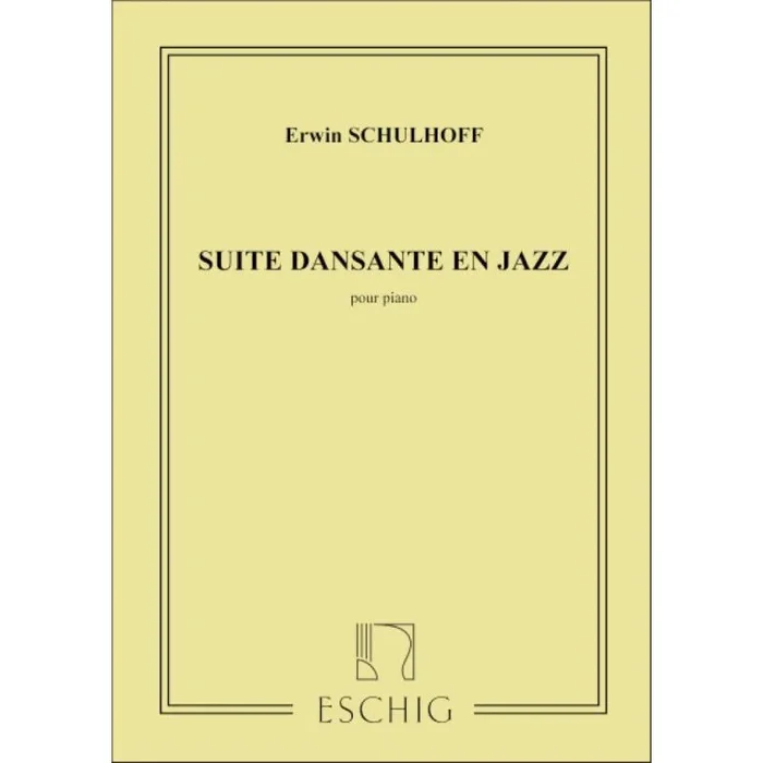 Schulhoff, Erwin – Suite Dansante Jazz Piano