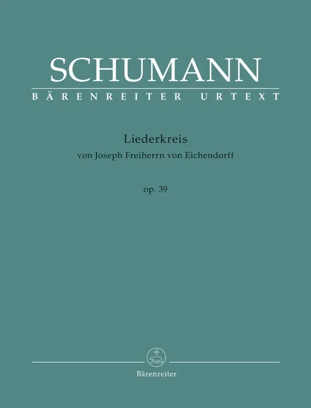 Schumann – Liederkreis Op 39 (Softcover Book) Urtext Edition Book