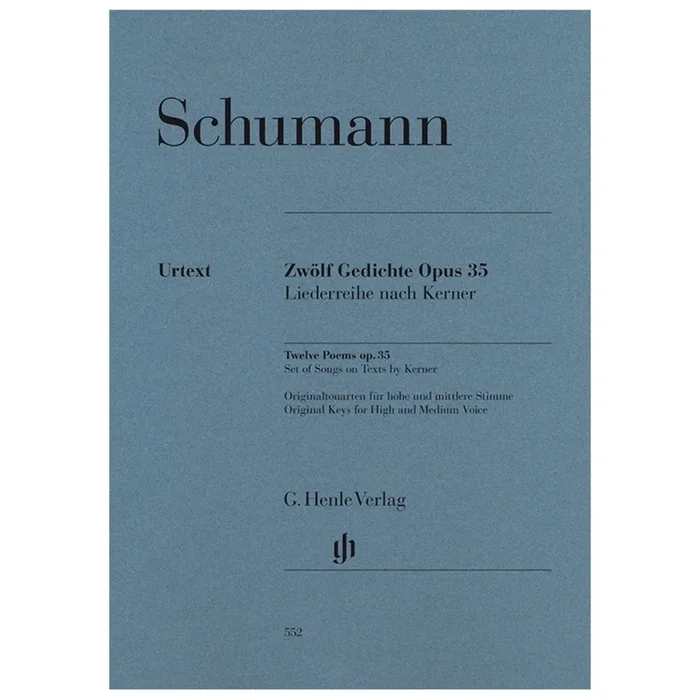 Schumann, Robert – Twelve Poems op. 35