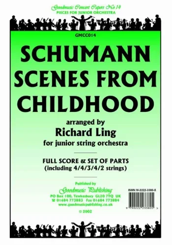 Schumann : Scenes From Childhood Junior String Orchestra Score And Parts (ling)