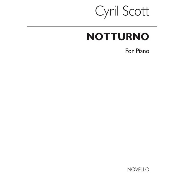 Scott, Cyril – Notturno Op54 No.5 Piano