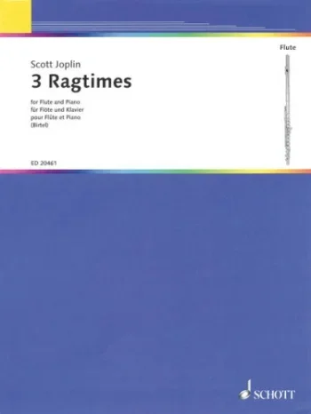 Scott Joplin: 3 Ragtimes: Flute & Piano