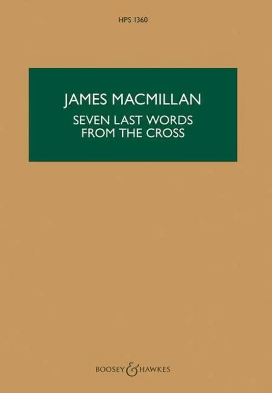 Seven Last Words From The Cross Study Score