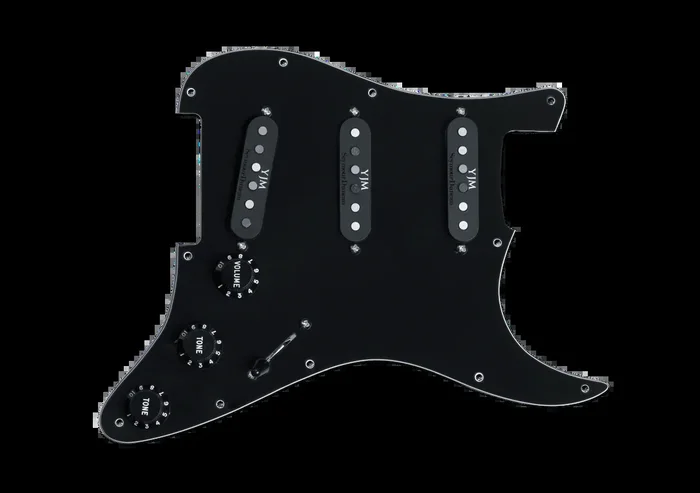Seymour Duncan STK-S10PGD Yngwie Malmsteen Pickguard Assembly Black